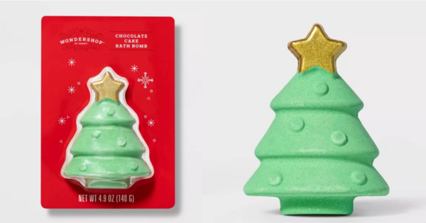Target Is Selling A Christmas Tree Bath Bomb The Smells Like Chocolate Cake