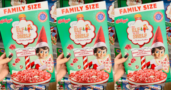 A New Elf on The Shelf Cereal Is Here and It Combines Peppermint and Marshmallows In Every Bite