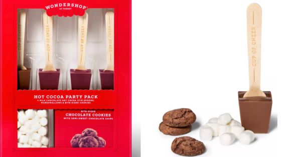 Target Is Selling A Hot Cocoa Party Pack And It Comes With Hot Cocoa Stir Spoons For The Perfect Cup Of Hot Chocolate