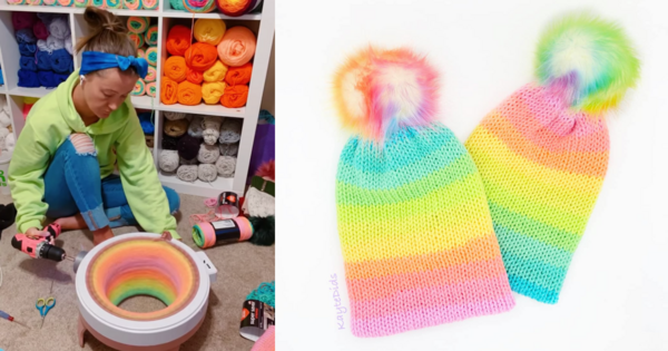 This Woman’s Genius Hack Helps You Complete Knitted Projects In Minutes