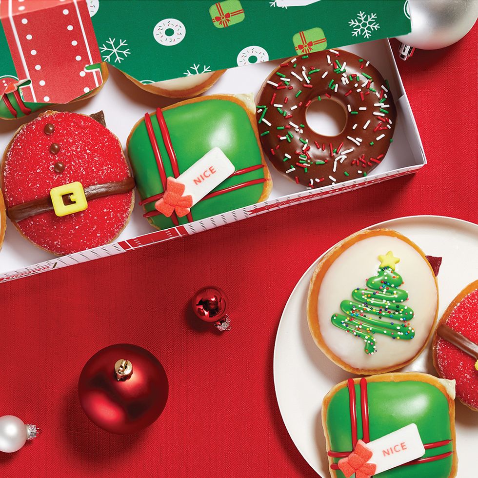 Krispy Kreme Is Releasing Holiday Donuts Including One Stuffed With