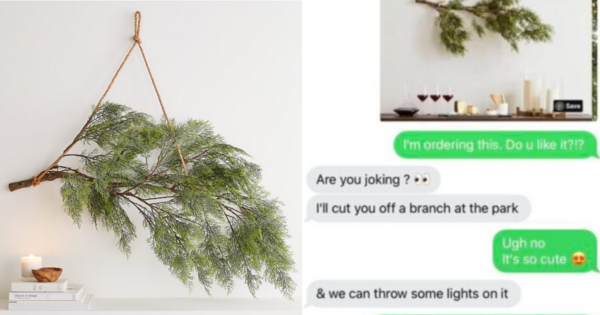 Women Everywhere Are Trolling Their Husbands With This Viral Tree Branch and I’m Dying Laughing