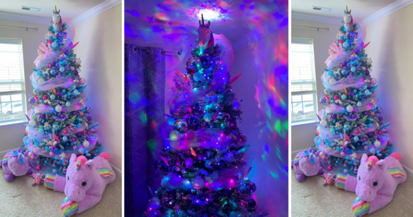 Unicorn Christmas Trees Are This Year’s Hottest Holiday Trend That Brings Pure Magic