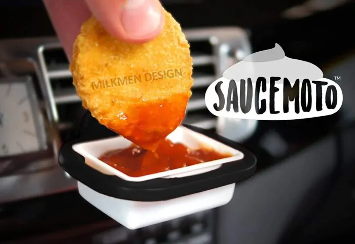 You Can Get Chicken Nugget Sauce Holder For Your Car And It's The