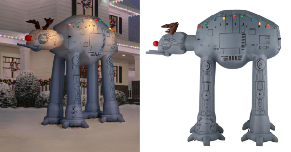 Home Depot Has An 8-Foot AT-AT Reindeer Decoration You Can Put In Your Yard For The Holidays