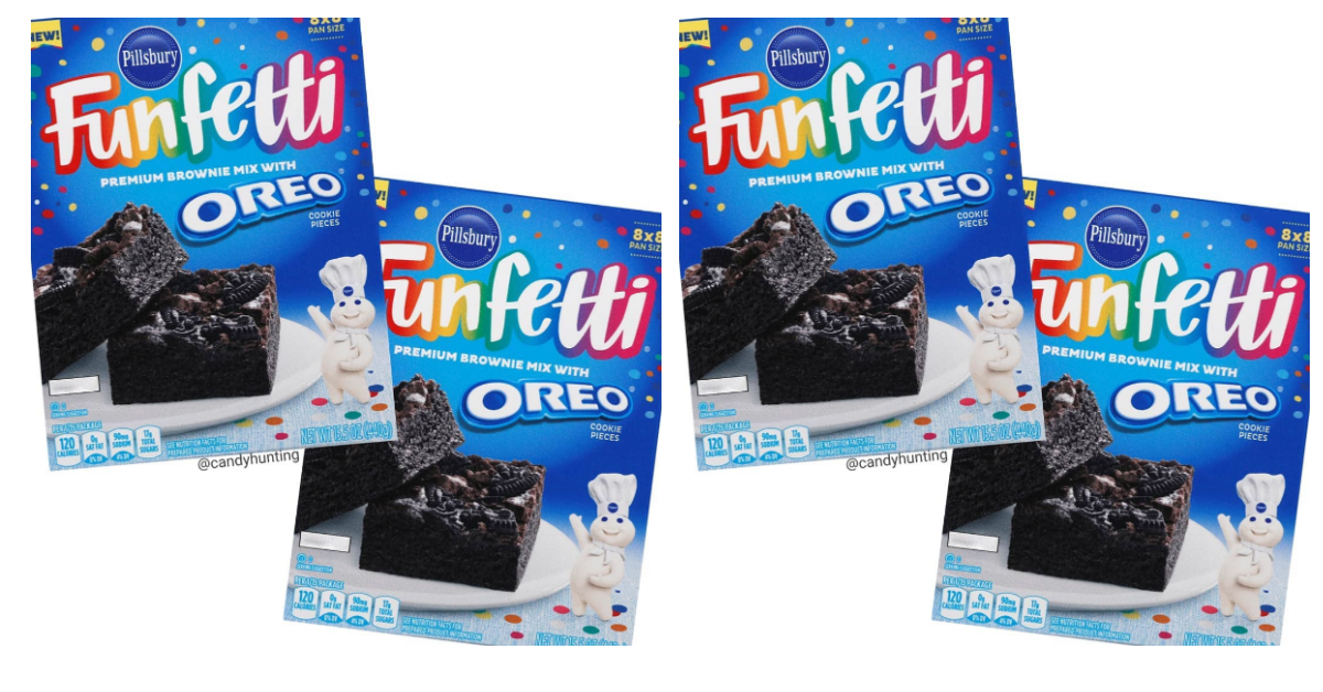 Pillsbury Is Releasing A Funfetti Brownie Mix With Large Chunks Of Oreo Pieces And I Can’t Wait To Try It