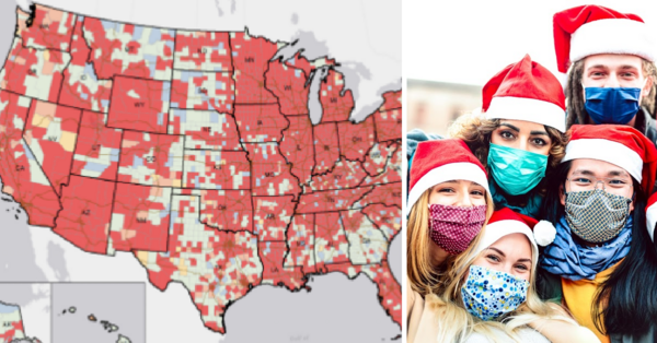 This Map Shows The U.S. As Being One Big Coronavirus Hot Spot