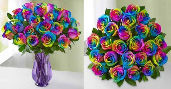Kaleidoscope Roses Exist And They Are The Coolest Gift For Valentine’s Day!
