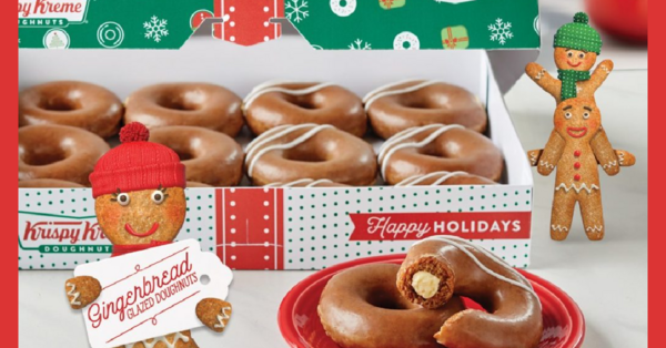 Krispy Kreme Is Releasing Gingerbread Doughnuts And I Have To Try Them