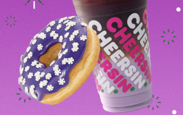 Dunkin’ Has A New Sugarplum Macchiato and A Frosted Snowflake Donut That Are Perfectly Purple