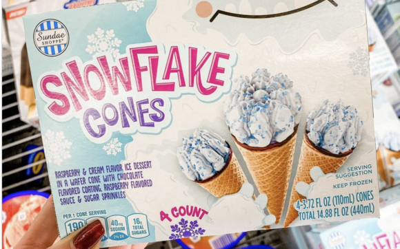 You Can Get Snowflake Ice Cream Cones From Aldi To Make This Season Extra Special