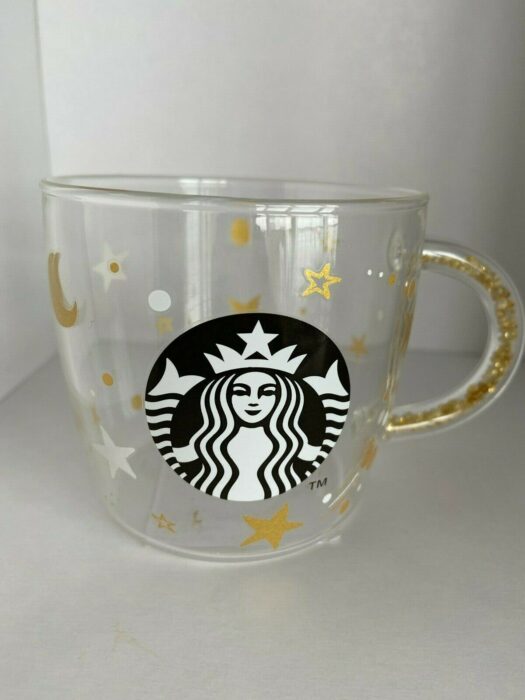 You Can Get A Starbucks Glass Mug Complete With A Gold ...