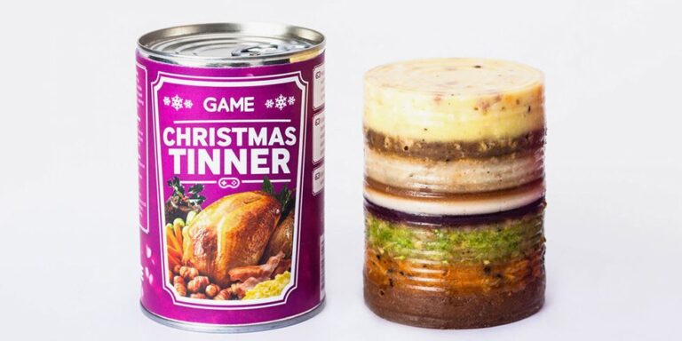 You Can Get A Full Christmas Dinner In A Can and Yes, It Includes Dessert