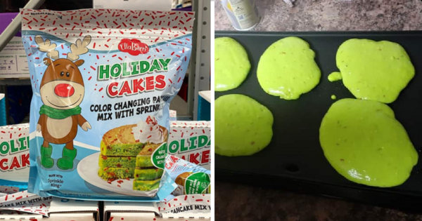 Sam’s Club Is Selling A Giant Bag of Grinch Pancake Mix That Comes With Tiny Red Sprinkles