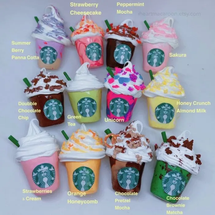 DIY Starbucks Frappuccino Ornament