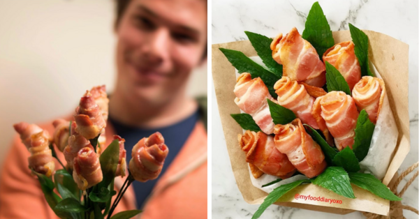Move Over Flowers, Bacon Rose Bouquets Are The New Way Of Saying “I Love You”