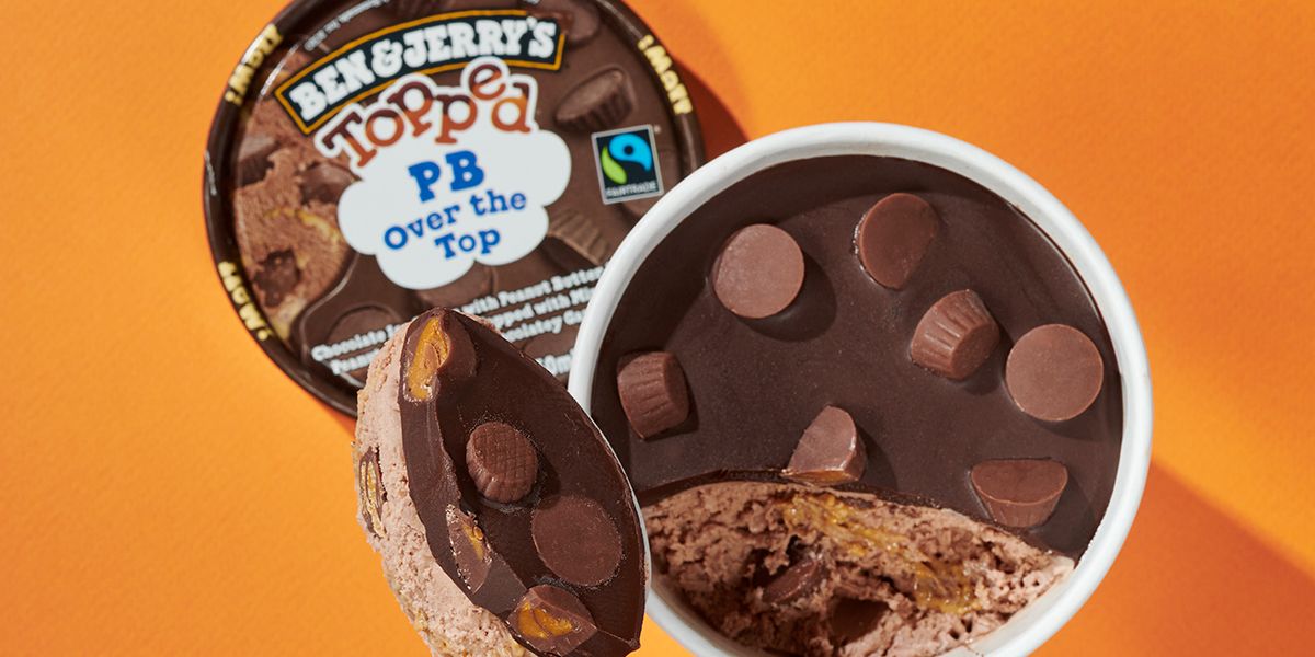 Ben & Jerry’s Has An Ice Cream Flavor Topped With Chocolate Ganache And Mini Peanut Butter Cups To Satisfy That Sweet Tooth