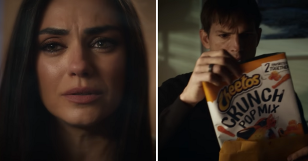 Cheetos Just Dropped Super Bowl Teaser Commercials Starring Ashton Kutcher And Mila Kunis And You Have To See Them