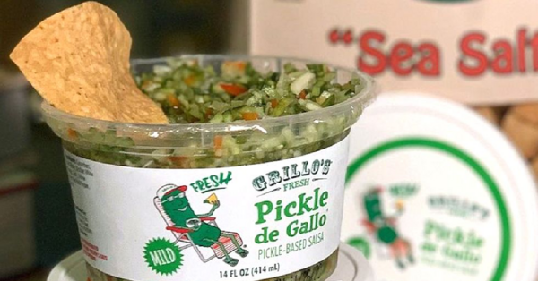 Move Over Tomatoes, Grillo’s Pickles Makes A Salsa Made With Pickles As Their Main Ingredient