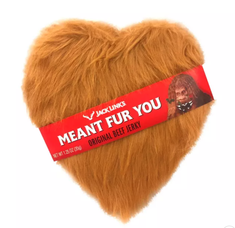 Nothing Says Love Like A Hairy Sasquatch Heart-Shaped Box Filled With