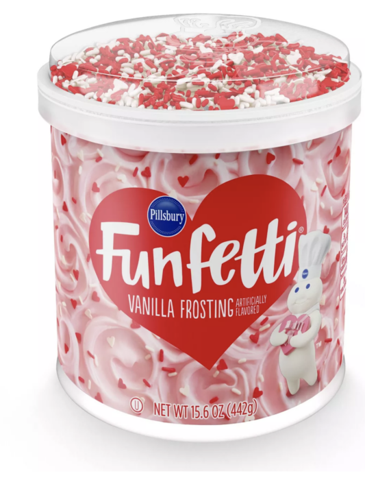 Pillsbury Funfetti Valentine's Day Cake Mix And Frosting Are Here To ...