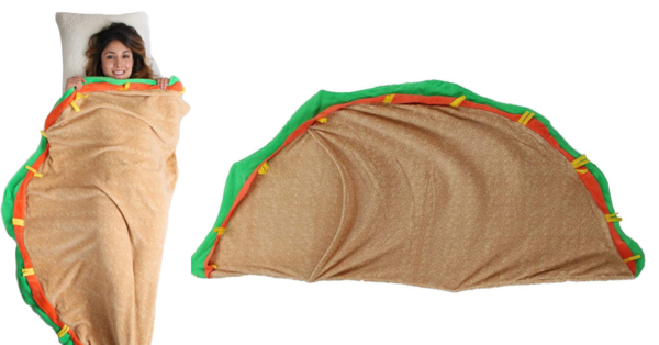 You Can Get A Taco Sleeping Bag Blanket For The Person Who Really Loves Taco Tuesday