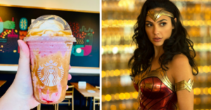 You Can Get A Wonder Woman Frappuccino From Starbucks That Will Send You Back In Time