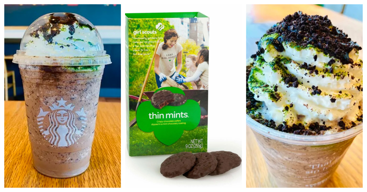 Move Over Girl Scouts, This Starbucks Thin Mints Frappuccino Is My New Favorite Minty Treat