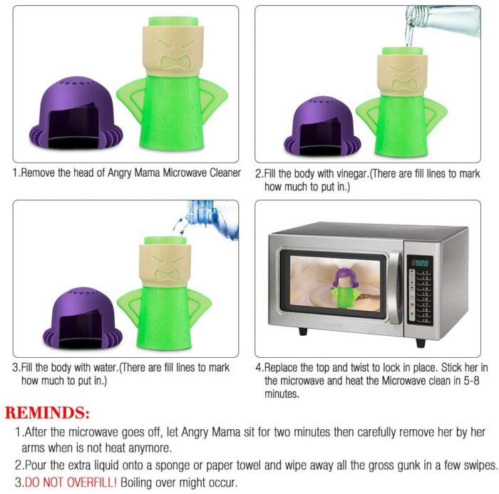 The Angry Mama Microwave Cleaner Is Worth the Hype