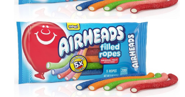 Airheads Is Releasing Candy Stuffed Ropes That Come In Five Different Flavors