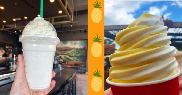 Move Over Disney, This Starbucks Dole Whip Frappuccino Will Satisfy Your Pineapple Craving
