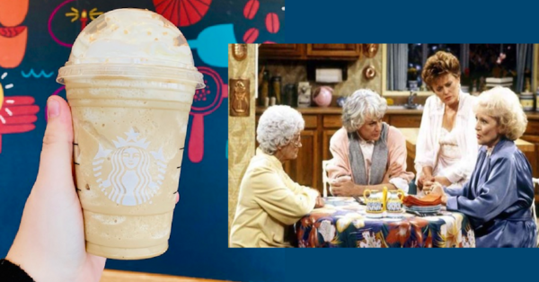 This Starbucks Golden Girls Cheesecake Frappuccino Is Meant To Be Shared With A Friend