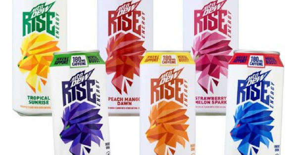Mountain Dew Just Released New Energy Drinks In Every Color of The Rainbow
