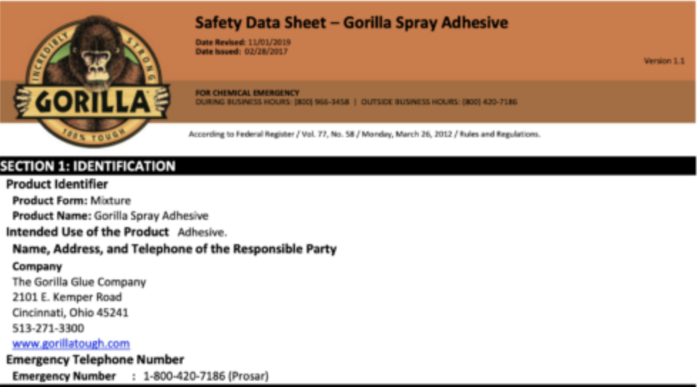 Gorilla Glue Has A 19-Page Document To Prove That You Should Never Put Glue On Your Body
