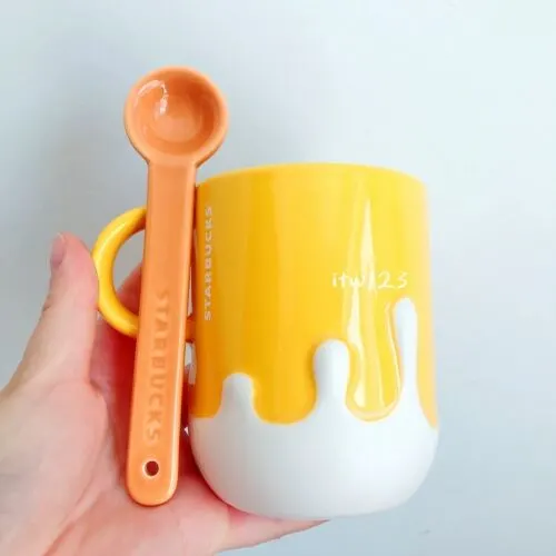 Starbucks is Selling A Coffee Mug That Looks Like A Melted Creamsicle