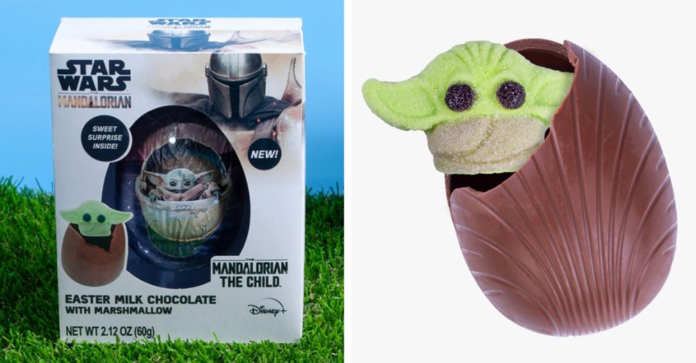 You Can Get A Chocolate Egg That Has A Baby Yoda Marshmallow Pop Out As It Melts