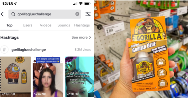 There’s Now A ‘Gorilla Glue Challenge’ and I Just Can’t Deal