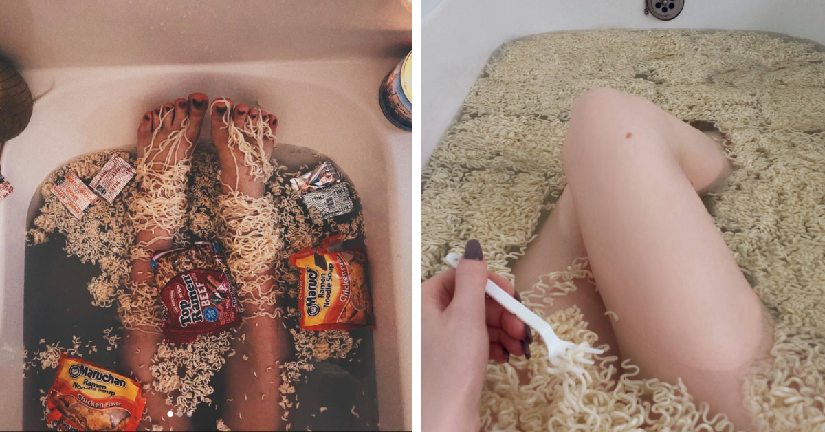‘Ramen Baths’ Are The Strange New Beauty Trend and I’m Not Sure How I Feel