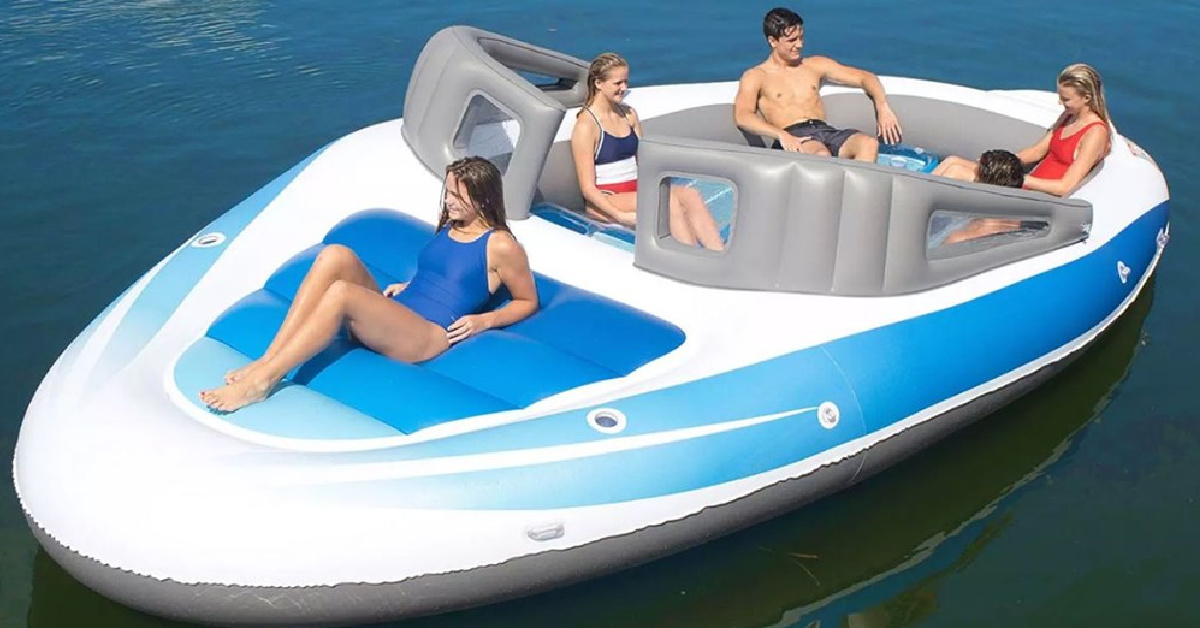 You Can Get A 20 Foot Inflatable Boat That Holds 6 People