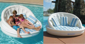 You Can Get A 3-Person Inflatable Raft That’s Basically A Sofa For The Water