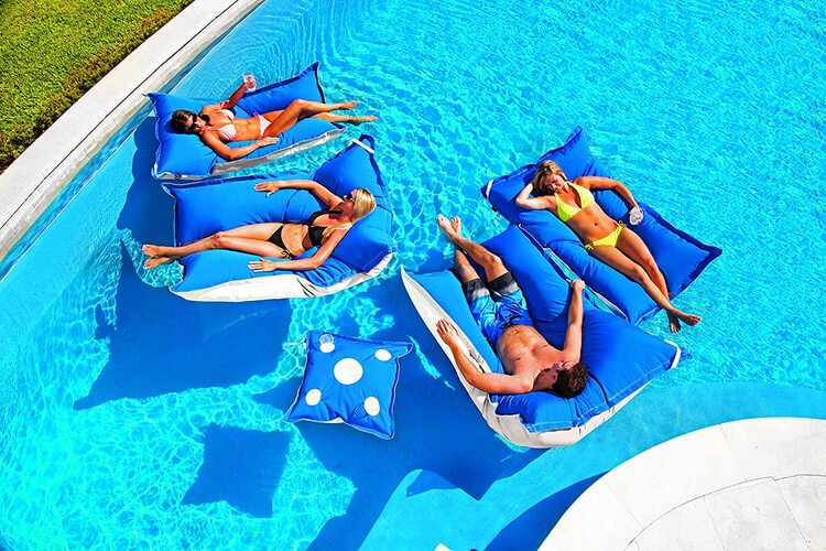 You Can Get Giant Bean Bag Pool Floats and I Need One Now