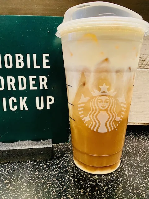 NEW Starbucks Gray Gold Brown Mountains Great for Cold Brew Grande