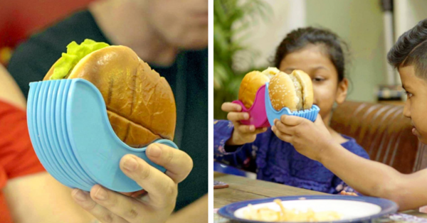 This ‘Burger Buddy’ Helps You Enjoy Burgers Without All The Mess