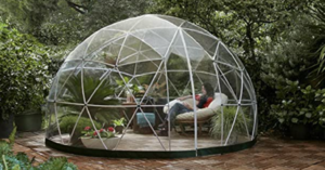 You Can Get A Huge Garden Dome So You Can Glamp In Your Own Backyard