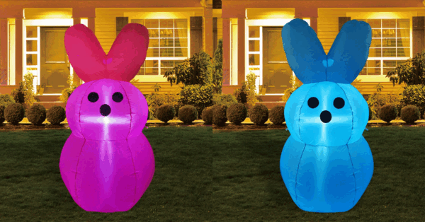 You Can Get A Giant Inflatable Peeps Bunny For Your Yard And I’ll Take Two