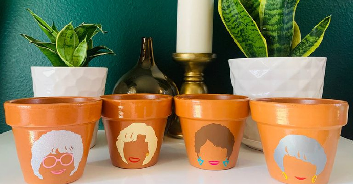 You Can Get ‘Golden Girls’ Planters For The Person Who Wants A Happy Place To Plant Their Flowers