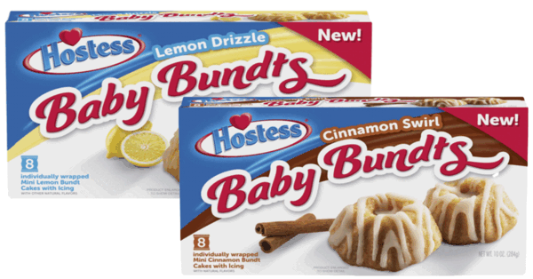 Hostess Has Baby Bundt Cakes In Cinnamon Swirl And Lemon Drizzle Flavors And I Can’t Wait To Try Them