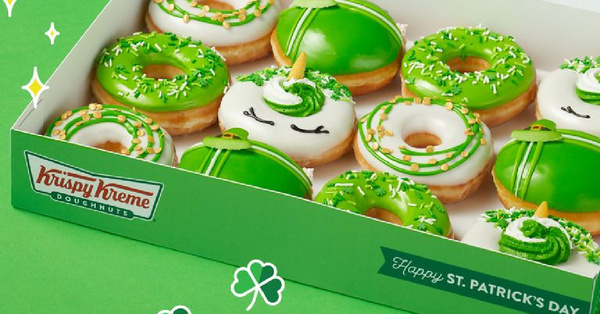 Krispy Kreme Has New St. Patrick’s Day Donuts Including A Unicorn One That Is Pure Magic