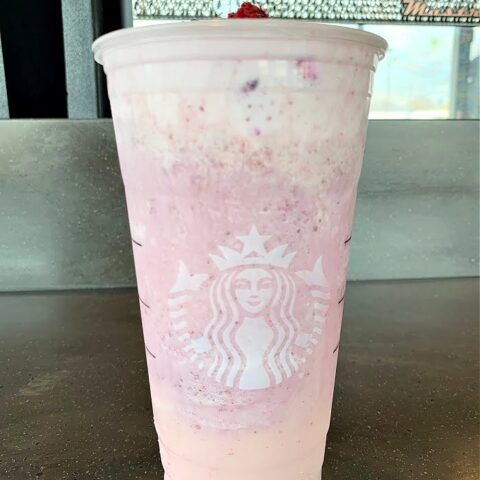 Purple and Pink Frappuccino