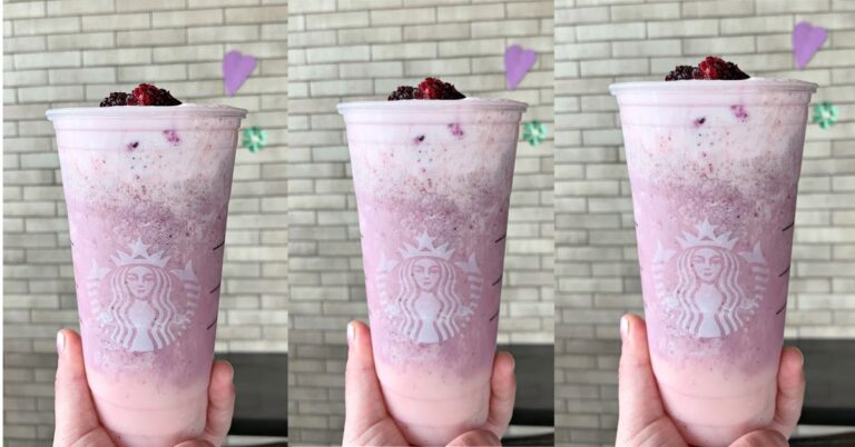 You Can Get a Purple and Pink Frappuccino from Starbucks that will give you ALL The Pastel Vibes